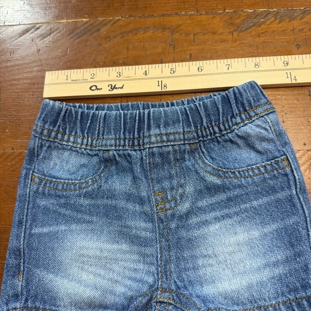 Wrangler denim shorts baby size 3 months preowned